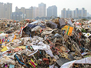 Buried waste sorting production line