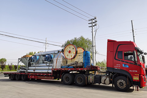 The 50-ton-per-hour Mobile Cobblestone Production Line Is Exported To The Philippines